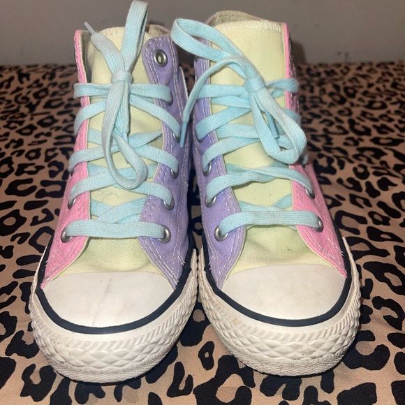 Converse Other - Multi Colored HiTop Converse size 13y